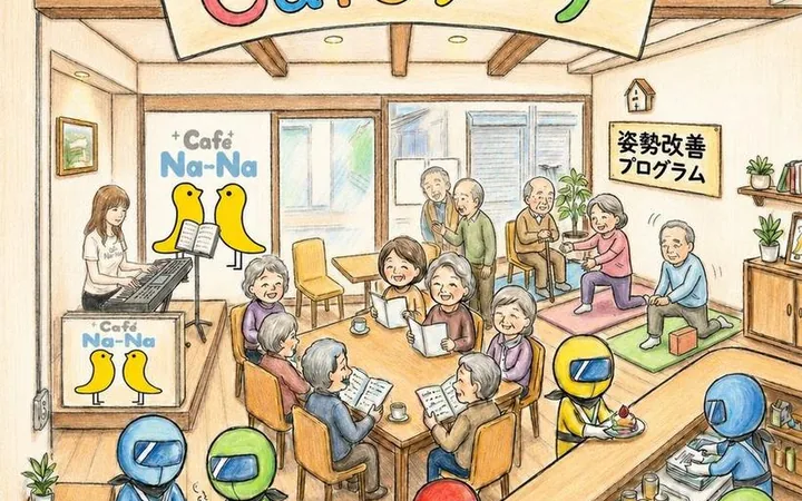 Cafe ナーナのようす